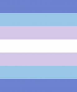 Bigender Pride Flag PN0112 4 - Lesbian Flag 3x5ft (90x150 cm) / Bigender / No Grommets Official PAN FLAG Merch