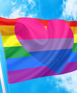Biromantic Homosexual Flag PN0112 2 - Lesbian Flag 2x3ft (60x90cm) / No Grommets Official PAN FLAG Merch