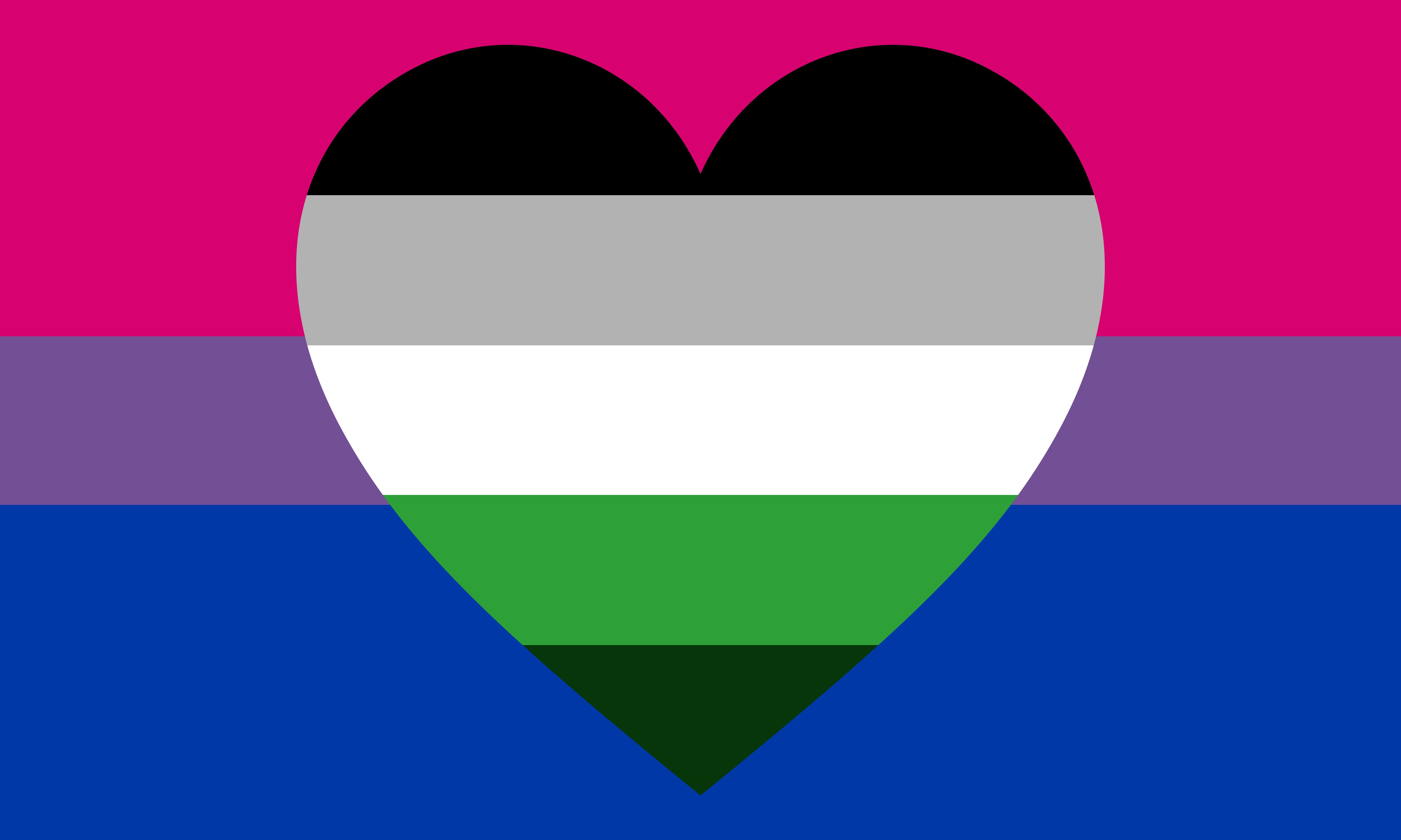 bisexual_gray_aromantic_combo_by_pride_flags-dabdw0a 3x5 ft(90x150 cm) / Arrow Official PAN FLAG Merch