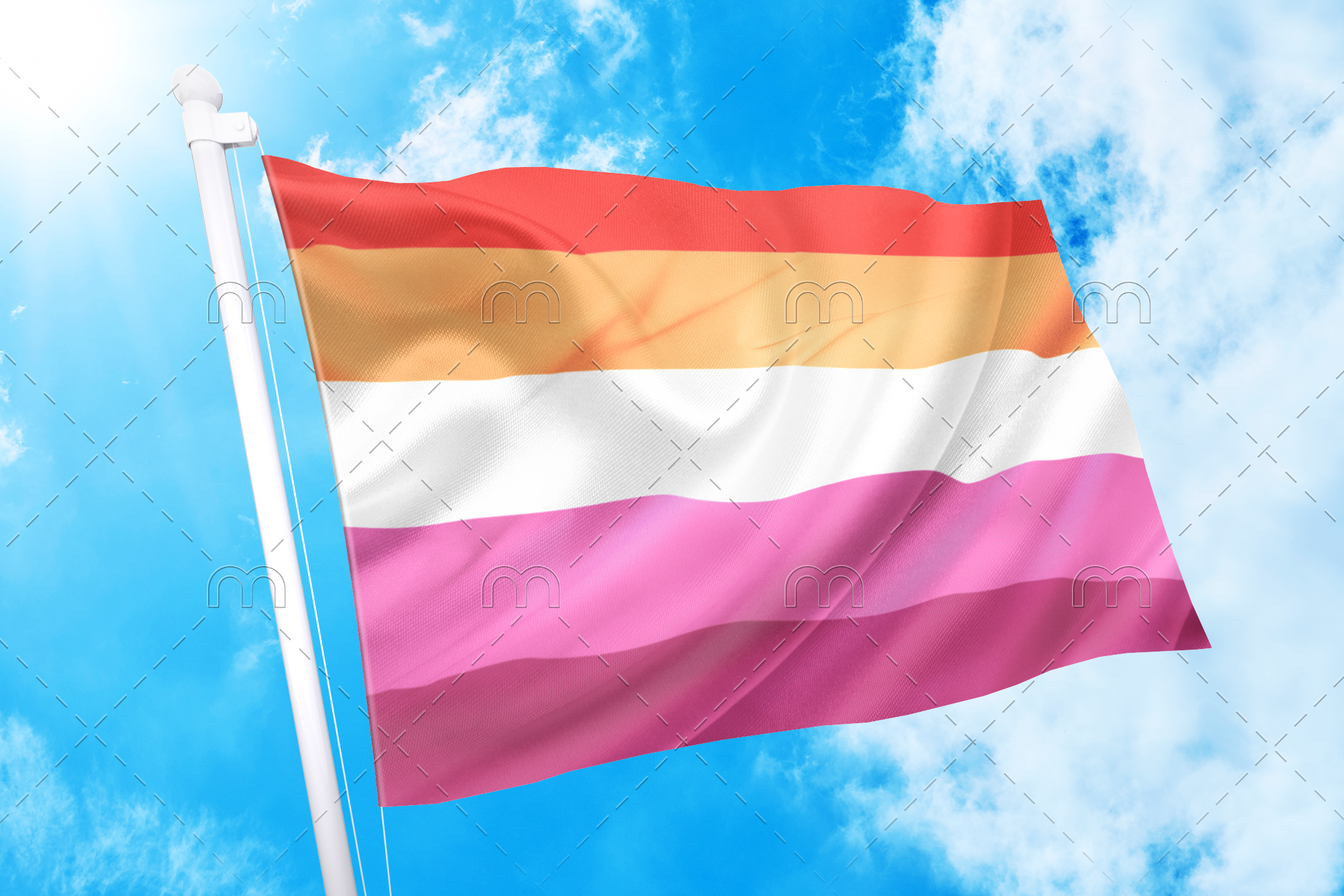 comm2 3x5ft (90x150cm) / 2 Grommets left Official PAN FLAG Merch