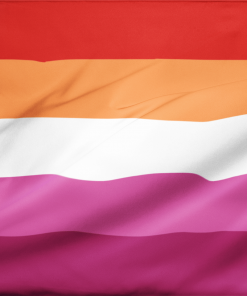 Community Lesbian Pride Flag PN0112 2 - Lesbian Flag 2x3ft (60x90cm) / No Grommets Official PAN FLAG Merch
