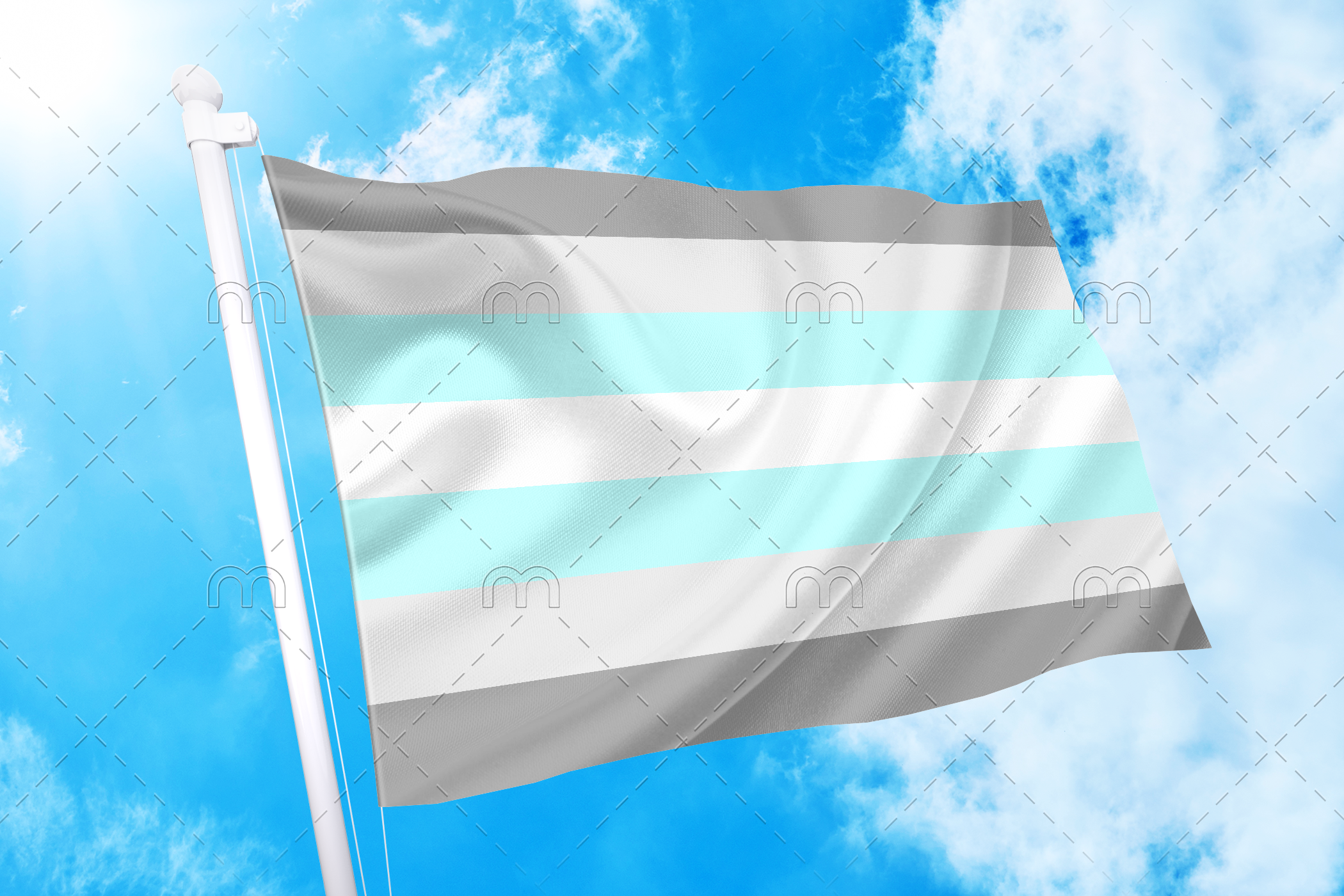 demboy 2x3 ft (60x90 cm) / No Grommets Official PAN FLAG Merch