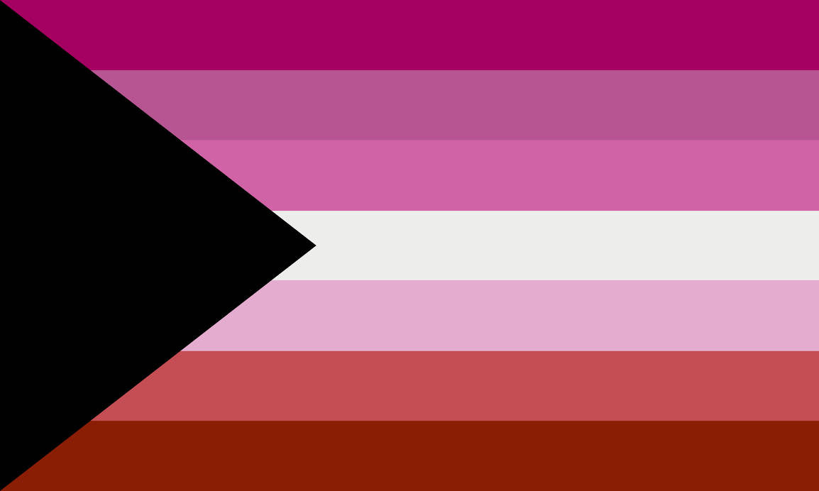 demi__lesbian_pride 2x3ft (60x90cm) / No Grommets Official PAN FLAG Merch