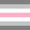 Demifem Pride Flag PN0112 2x3 ft (60x90cm) / 2 Grommets Left Official PAN FLAG Merch