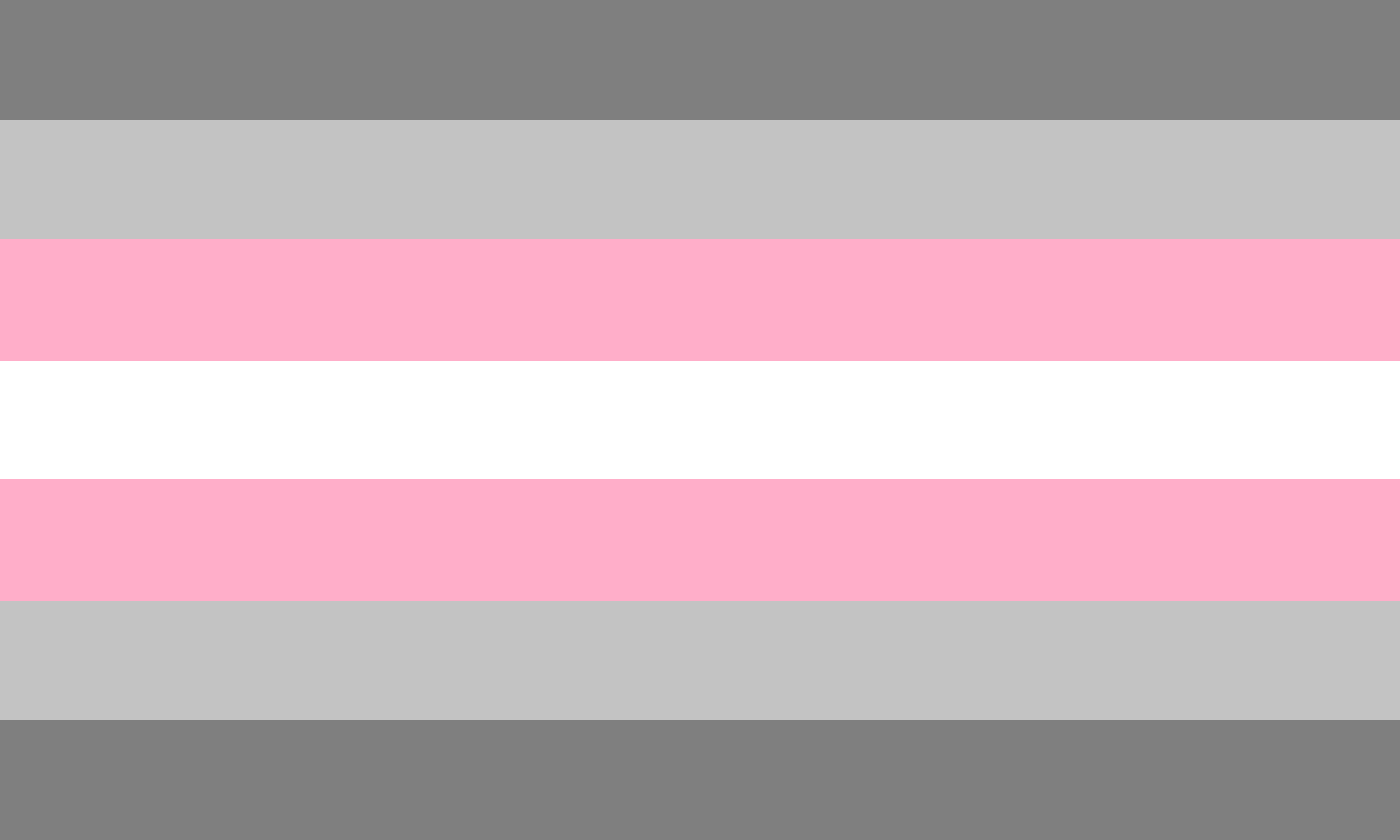 demigirl__1__by_pride_flags-d8zu7je 2x3 ft (60x90 cm) / 4 Grommets Official PAN FLAG Merch