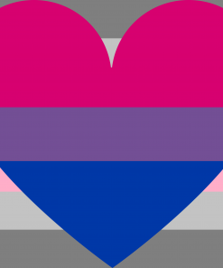 DemiBisexual Pride Flag PN0112 4 - Lesbian Flag 3x5 ft(90x150 cm) / Demibisexual / 4 Grommets Official PAN FLAG Merch