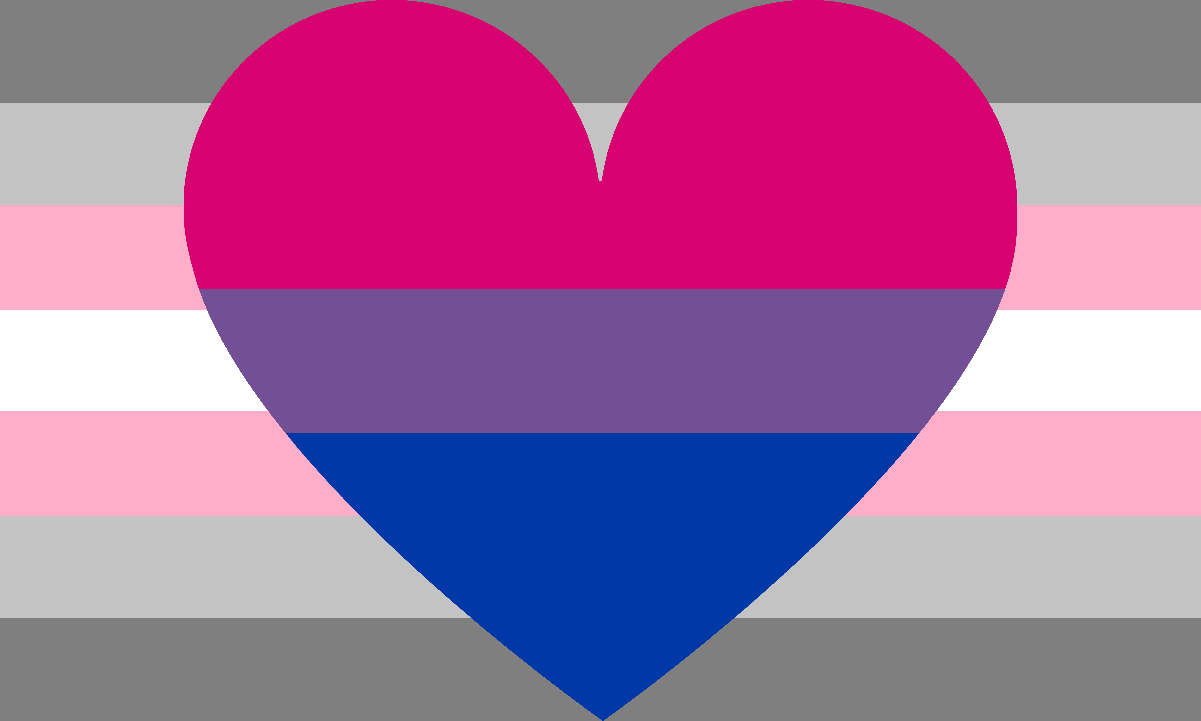 demigirl_bisexual_combo_by_pride_flags-dbc6jgi 3x5 ft(90x150 cm) / Demibisexual / 4 Grommets Official PAN FLAG Merch