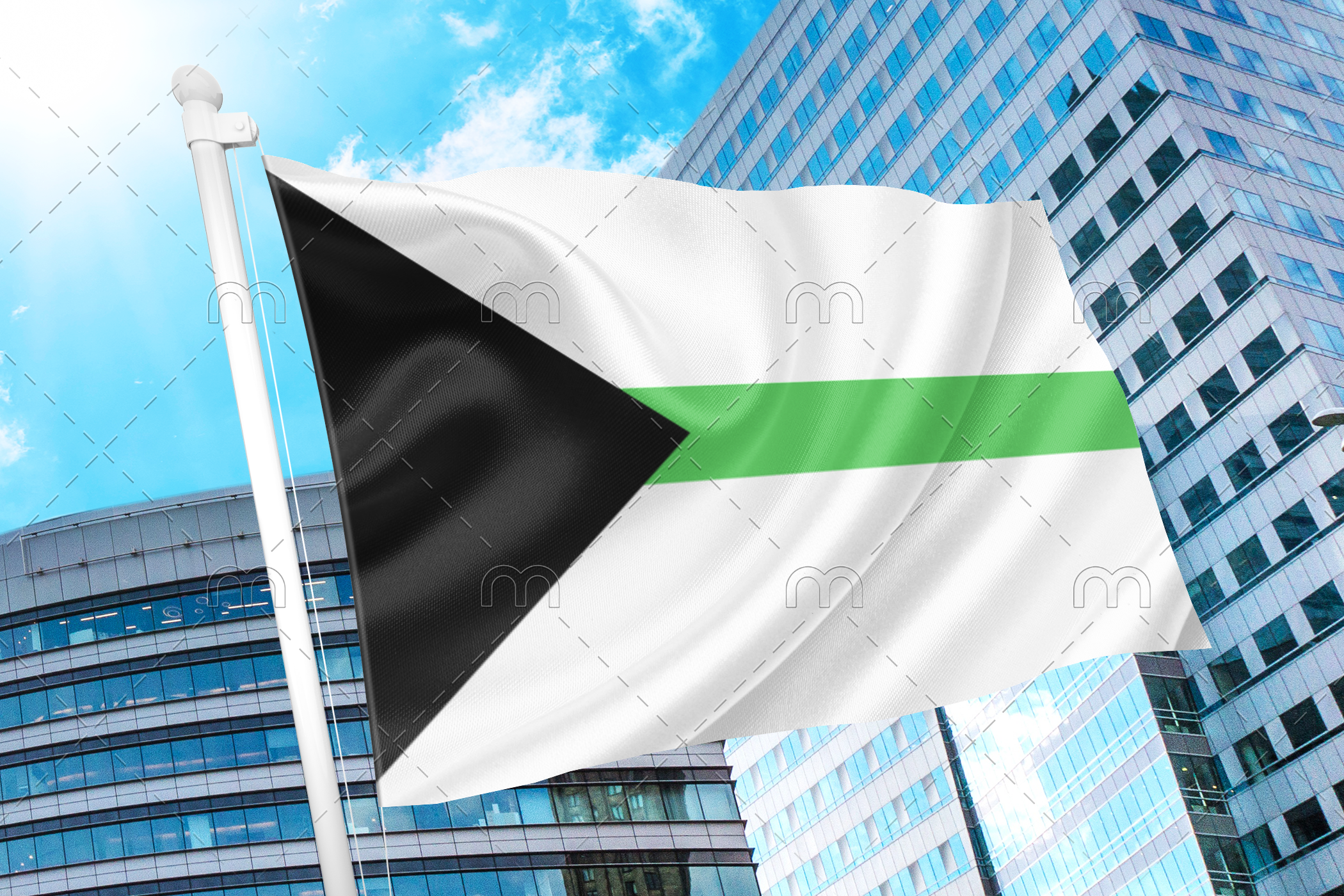 demiromantic1 Demiromantic Pride Flag PN0112 2x3 ft (60x90 cm) Official PAN FLAG Merch