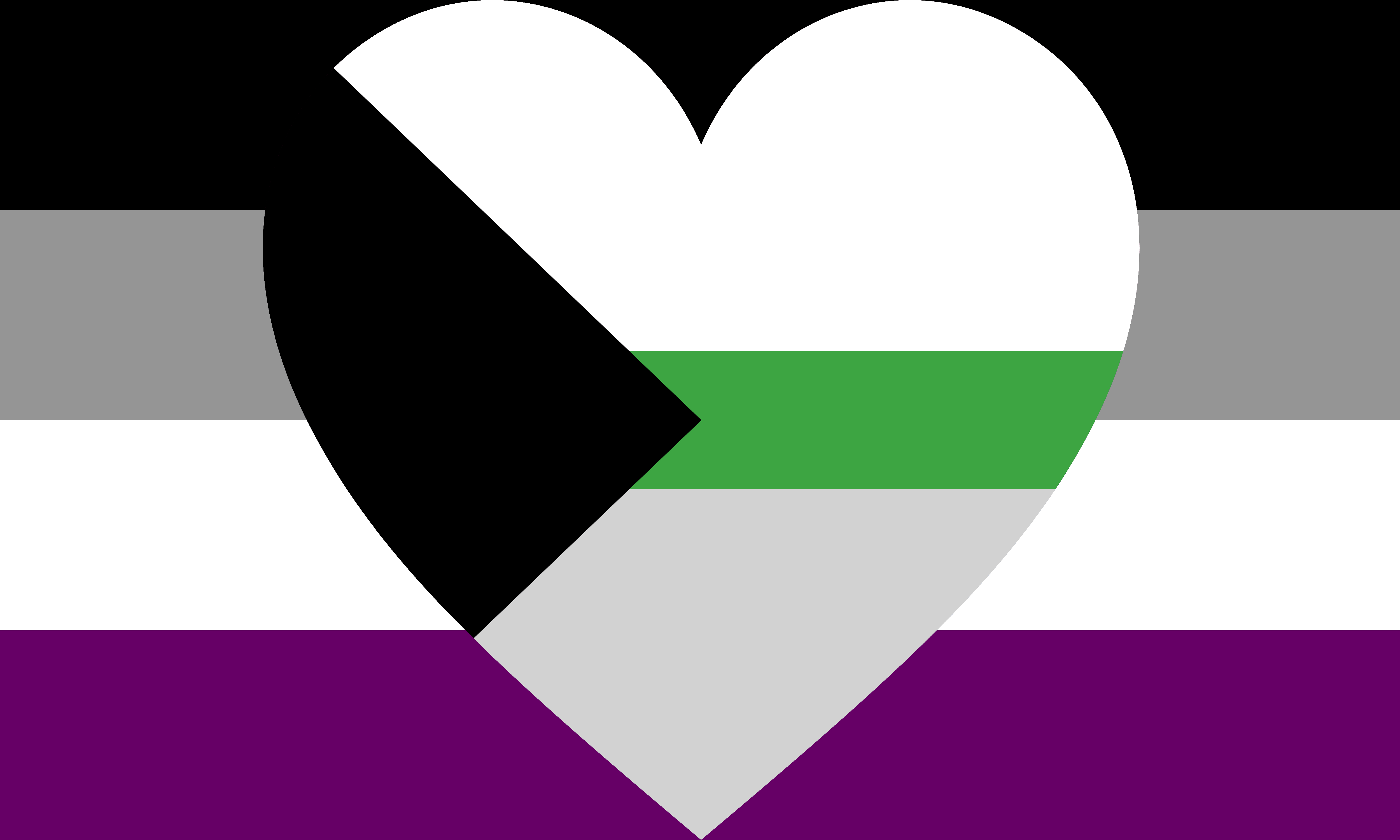 demiromantic_asexual_combo_by_pride_flags-dbh354y 3x5 ft (90x150 cm) / Horizontal Official PAN FLAG Merch