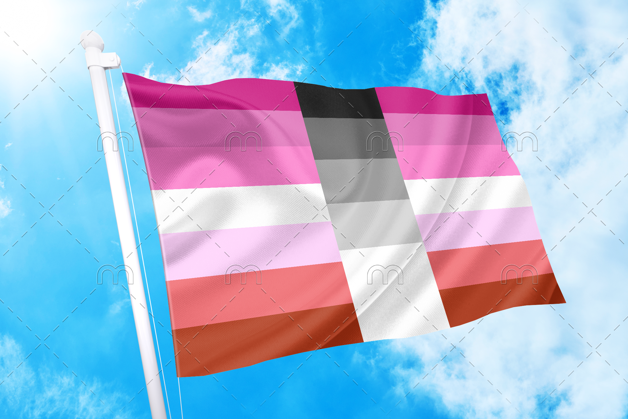 femho 2x3 ft (60x90cm) / No Grommets Official PAN FLAG Merch