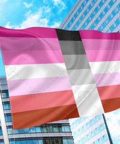 Female Homoflexible Flag PN0112 2x3 ft (60x90cm) / 2 Grommets Official PAN FLAG Merch