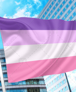 Femme Lesbian Pride Flag PN0112 2x3 ft (60x90cm) / 2 Grommets Left Official PAN FLAG Merch
