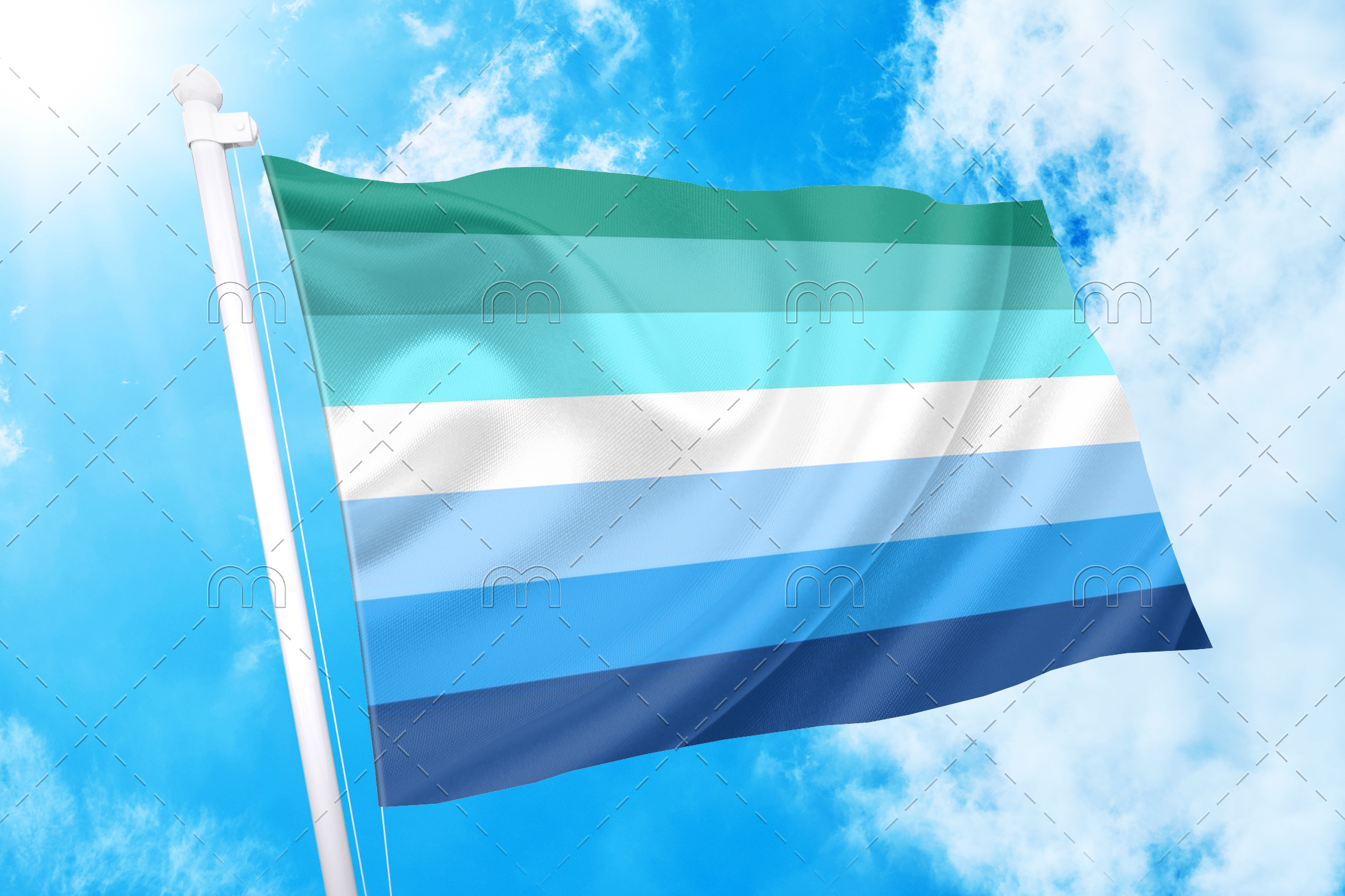 gayma 3x5 ft (90x150cm) / 2 Grommets Left Official PAN FLAG Merch