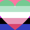 Genderfluid Abrosexual Pride Flag PN0112 2x3 ft (60x90 cm) Official PAN FLAG Merch