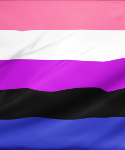 Genderfluid Pride Flag PN0112 2 - Lesbian Flag 2x3 ft (60x90cm) / No Grommets Official PAN FLAG Merch