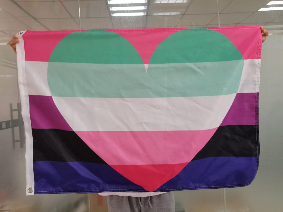 genderomni 3x5 ft (90x150 cm) Official PAN FLAG Merch