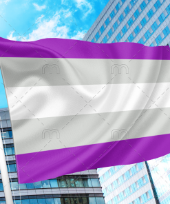 Gray Asexual / Gray Aces / Graces / Graysexuals Pride Flag PN0112 2x3 ft (60x90cm) Official PAN FLAG Merch