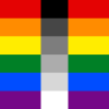 Homoflexible Pride Flag PN0112 2x3 ft (60x90 cm) / 2Grommets left side Official PAN FLAG Merch