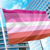 Lesbian Pride Flag PN0112 2x3ft (60x90cm) / 2 Grommets left Official PAN FLAG Merch