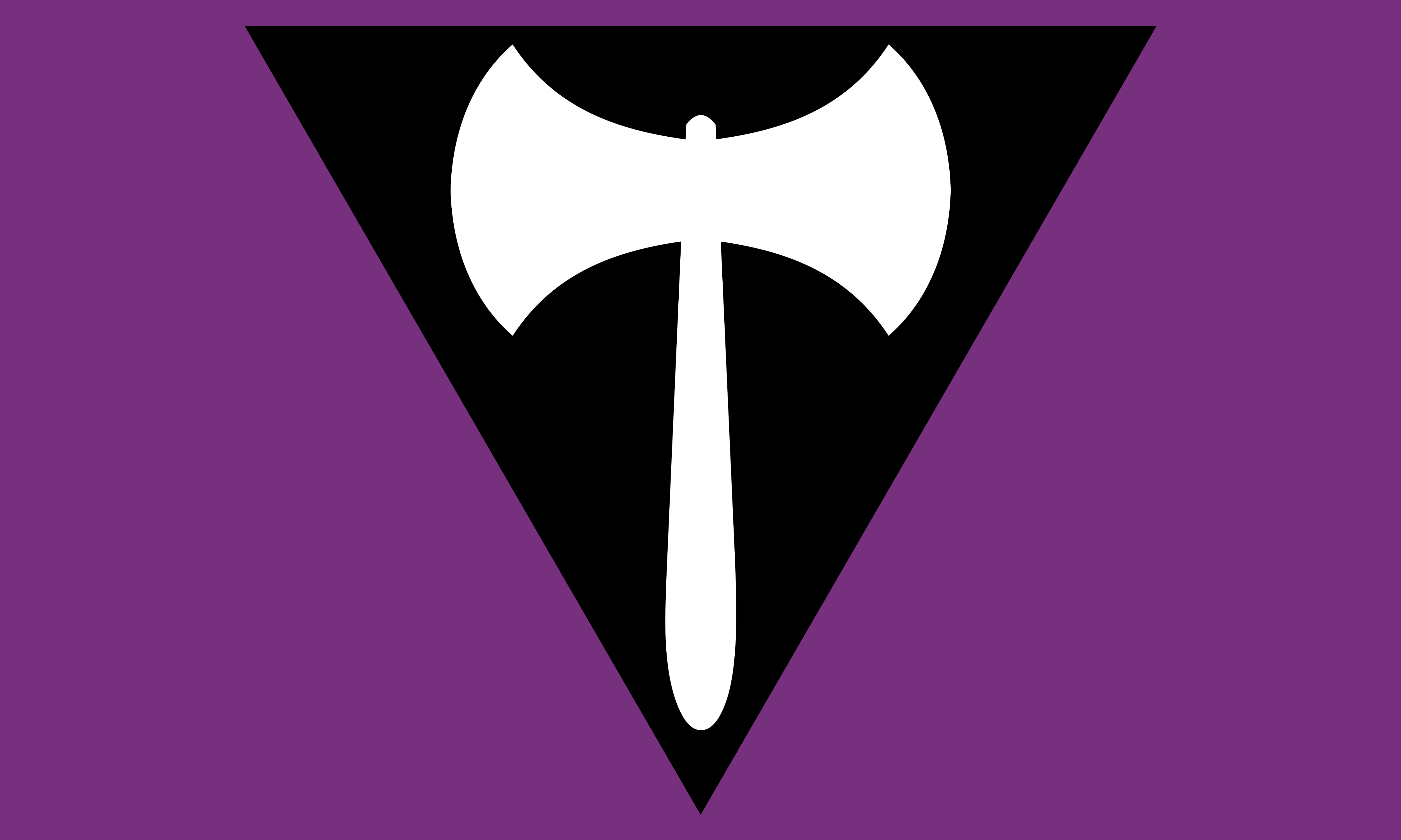 lesbian_labrys_by_pride_flags-d9c81ea 2x3 ft(60x90 cm) / 4 Grommets Official PAN FLAG Merch
