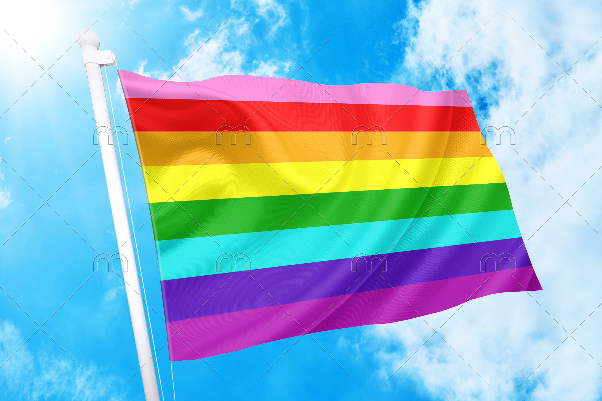 origin 2x3 ft (60x90cm) / No Grommets Official PAN FLAG Merch