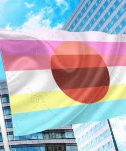 Panaesthetic Flag - Plural Aesthetic Flag PN0112 2x3 ft (60x90cm) / 2 Grommets Left Official PAN FLAG Merch