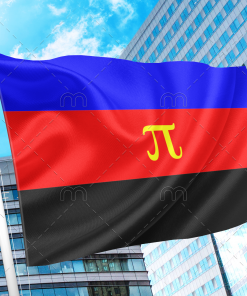 Polyamory Pride Flag PN0112 2x3 ft (60x90cm) / Pi / 2 Grommets left Official PAN FLAG Merch