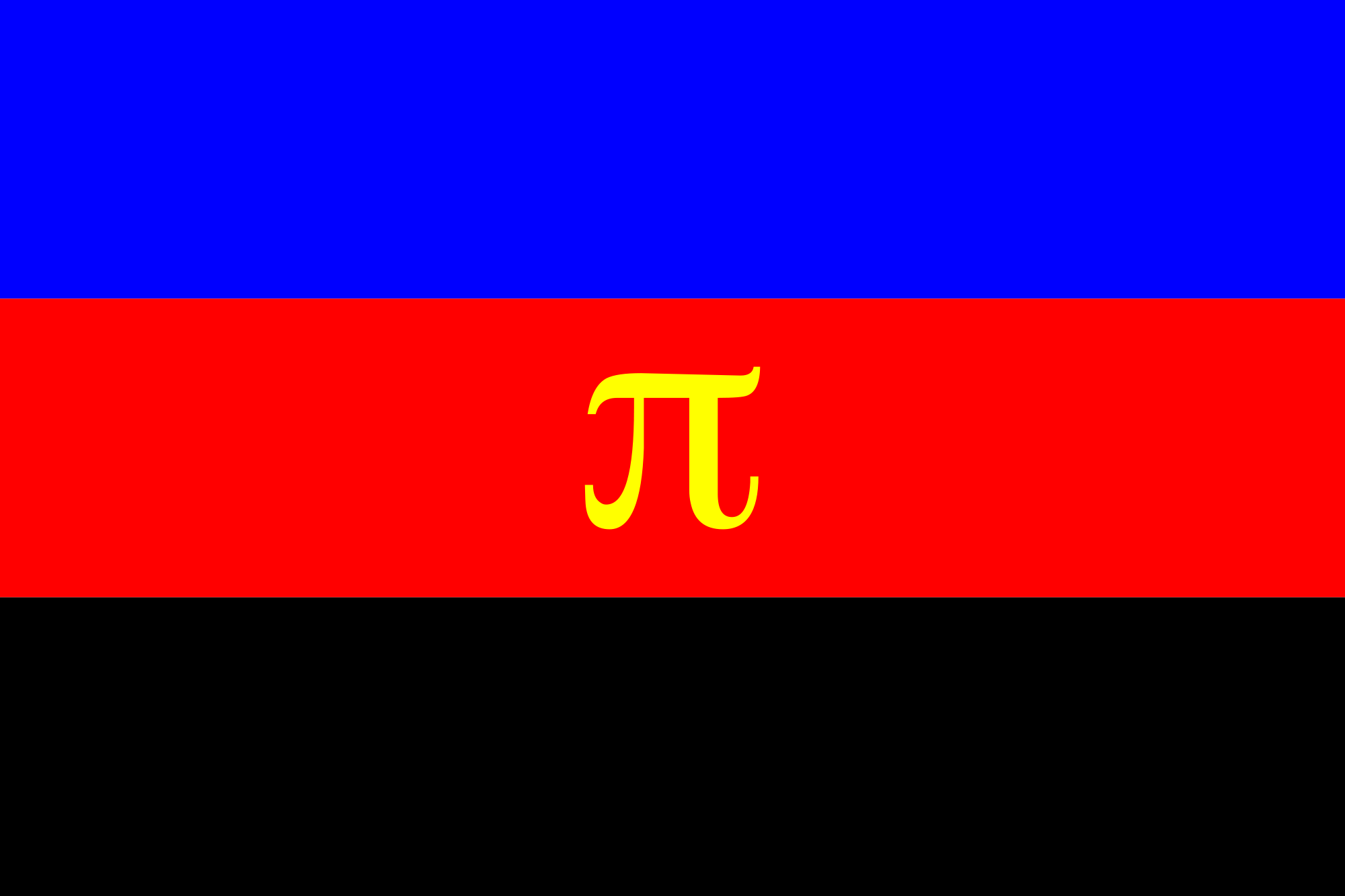 polyamory 2x3 ft (60x90cm) / Pi / No Grommets Official PAN FLAG Merch