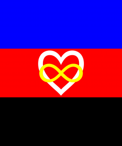 Polyamory Pride Flag PN0112 3 - Lesbian Flag 3x5 ft (90x150cm) / Pi / 2 Grommets left Official PAN FLAG Merch