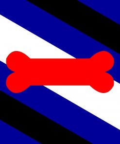 Puppy Play Flag PN0112 2x3 ft (60x90cm) / 2 Grommets Left Official PAN FLAG Merch