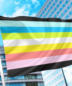 Queer Pride Flag PN0112 2x3 ft (60x90 cm) / 2 Grommets left Official PAN FLAG Merch