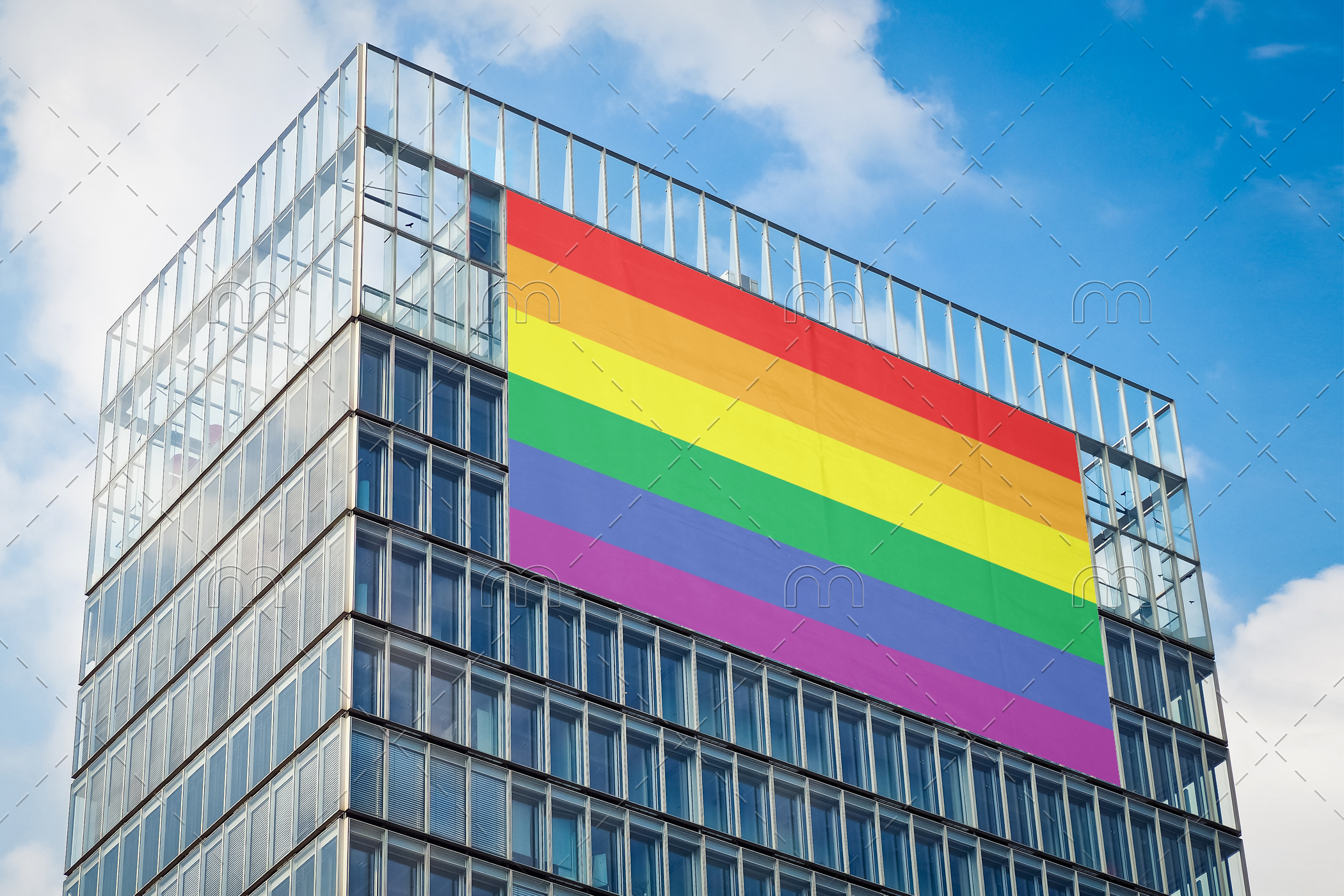 rain1 3x5 ft (90x150cm) / 4 Corner Grommets Official PAN FLAG Merch