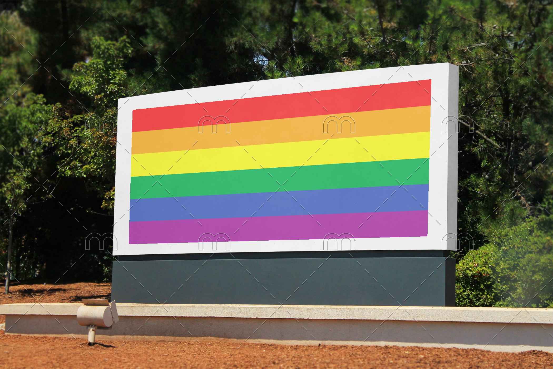 rain2 3x5 ft (90x150cm) / 2 Grommets Left Official PAN FLAG Merch