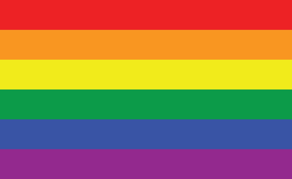 rainbow2 2x3 ft (60x90cm) / 4 Corner Grommets Official PAN FLAG Merch