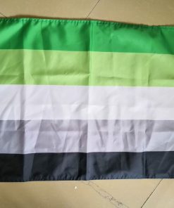 Aromantic Pride Flag PN0112 3 - Lesbian Flag 3x5 ft (90x150 cm) / 2 Grommets left Official PAN FLAG Merch