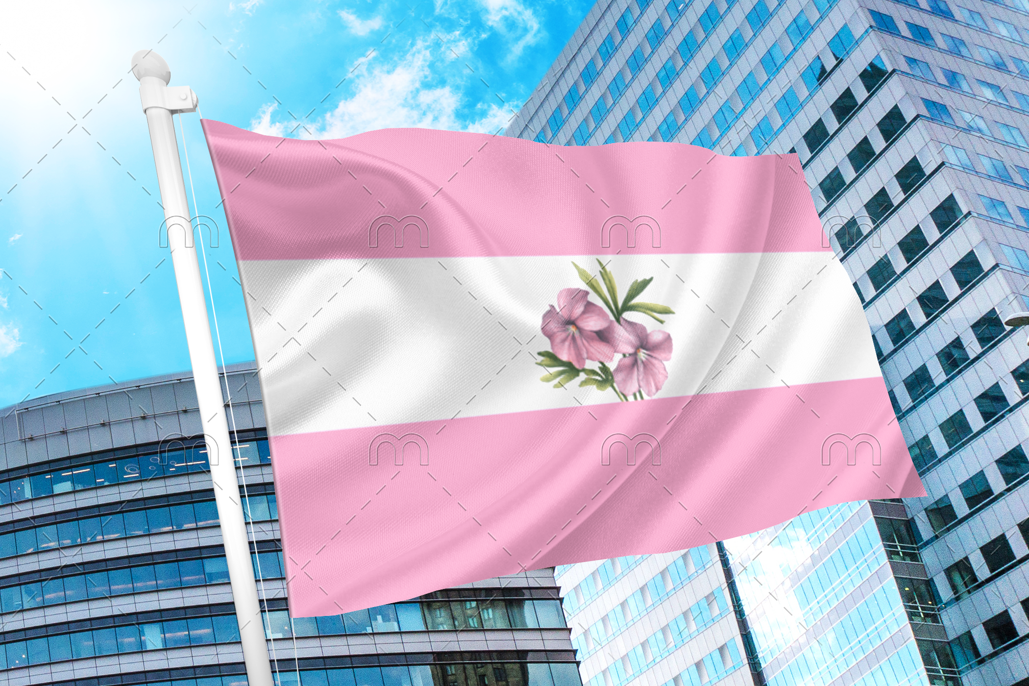 sapphic1 Sapphic Pride Flag PN0112 2x3 ft (60x90 cm) / 2 Grommets left Official PAN FLAG Merch