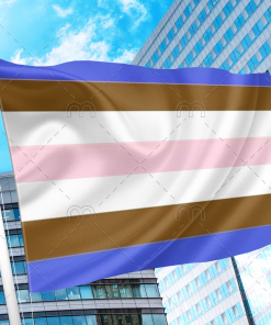 Tomboy Pride Flag PN0112 2x3 ft (60x90cm) / 2 Left Grommets Official PAN FLAG Merch