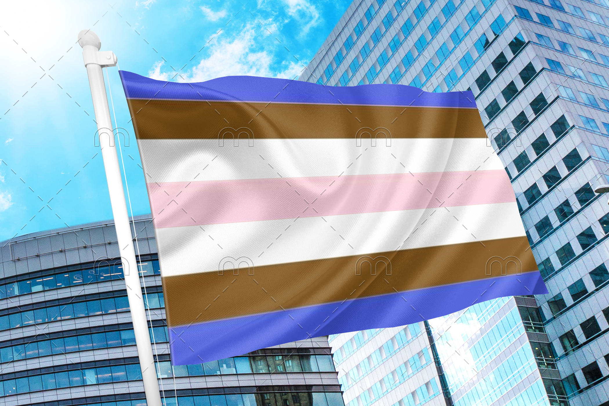 tomboy1 Tomboy Pride Flag PN0112 2x3 ft (60x90cm) / 2 Left Grommets Official PAN FLAG Merch