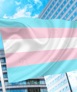 Transgender Pride Flag - Trans Flag PN0112 3x5 ft (90x150cm) / 2 grommets left side Official PAN FLAG Merch
